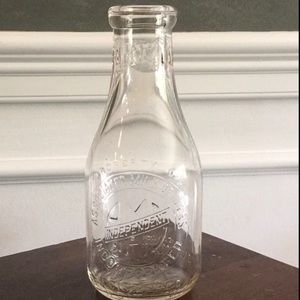 Rare 1936 Vintage milk bottle